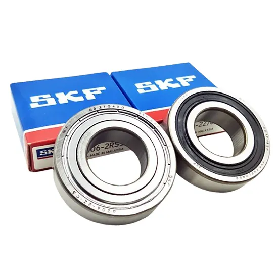 30×62×16mm SKF 6206-2RS1/2Z Radial Ball Bearings for Industrial Machinery OEM ISO 9001 Quality