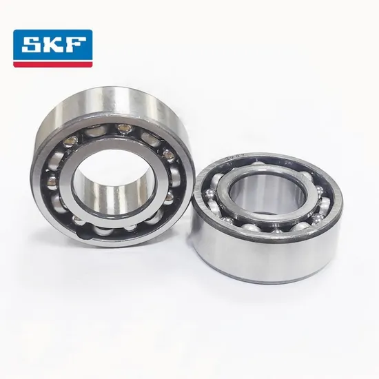 Double Row Angular Contact Ball Bearing 3206 Steel Cage for Construction Equipment