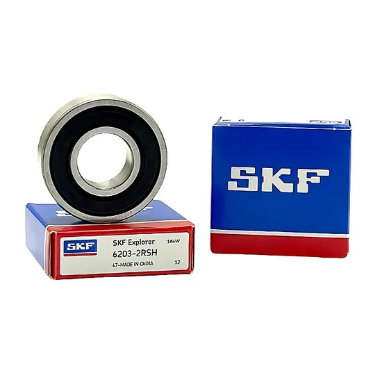 Deep Groove Ball Bearing 6203-2RSH 17x40x12mm for Industrial Machinery OEM Applications
