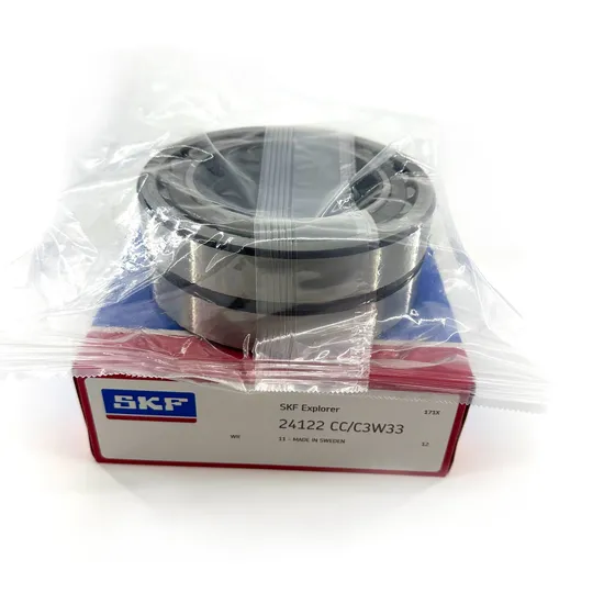 High Precision SKF 24122 CC/C3W33 Spherical Roller Bearing for Gearbox 110x180x69mm Long Life
