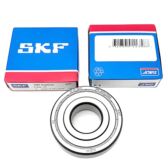 Industrial Deep Groove Ball Bearings SKF 6306 Zz 2RS 30x72x19mm for Machinery Maintenance