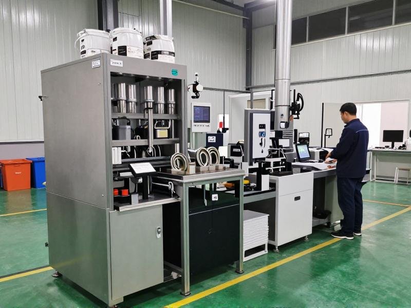 SKF solar-powered bearing production line