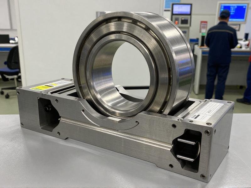 Sealed bearing cross-section showing integrated contamination barrier design