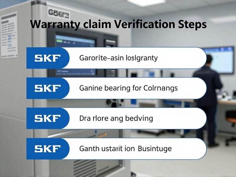 SKF genuine bearing warranty validation Warranty claim verification steps