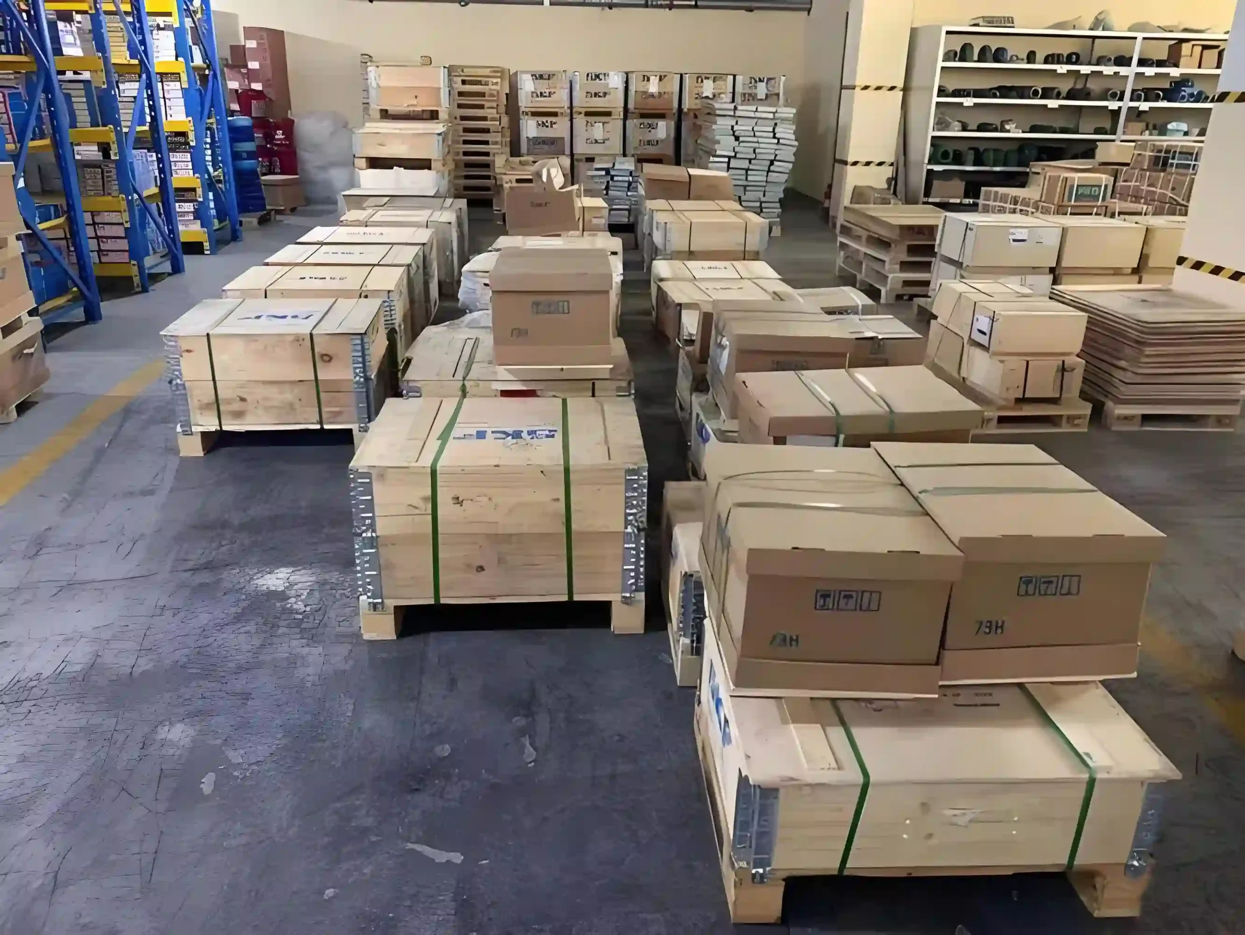 Yoko Bearing warehouse interior with shelving