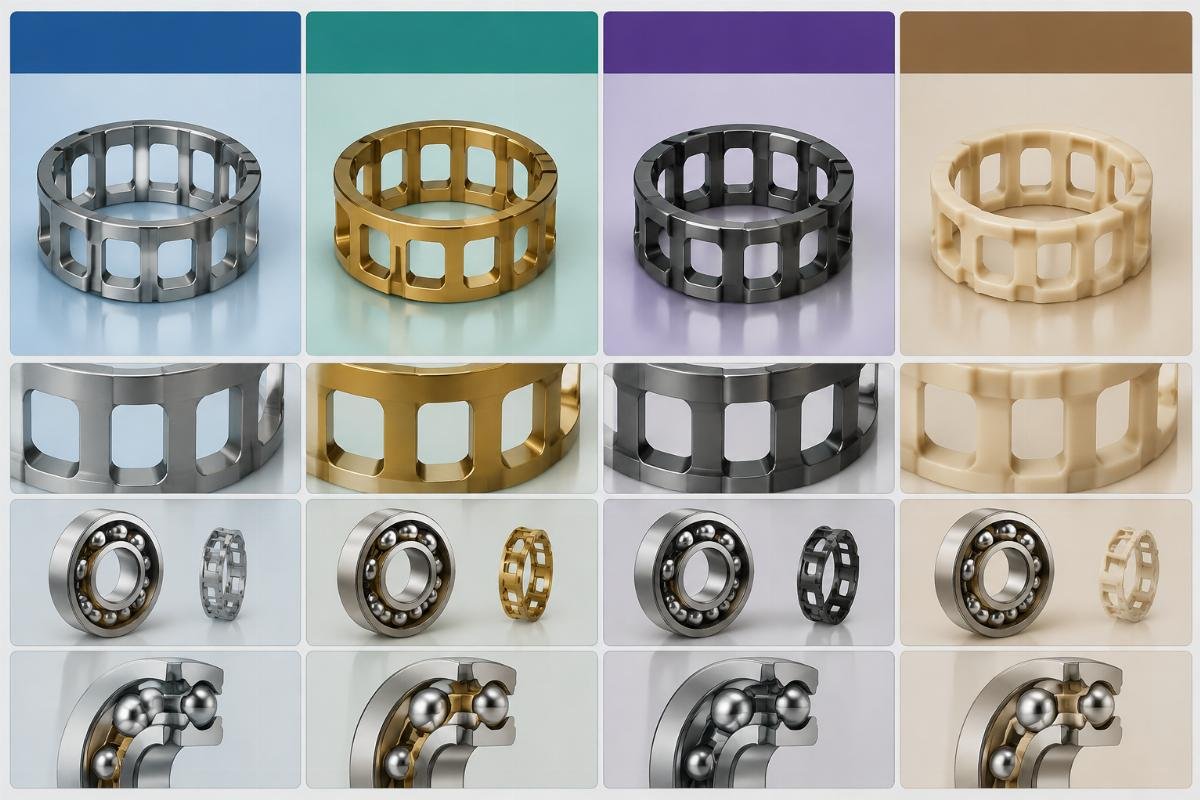 SKF cage suffix code reference chart for M MA TVH and PEEK variants